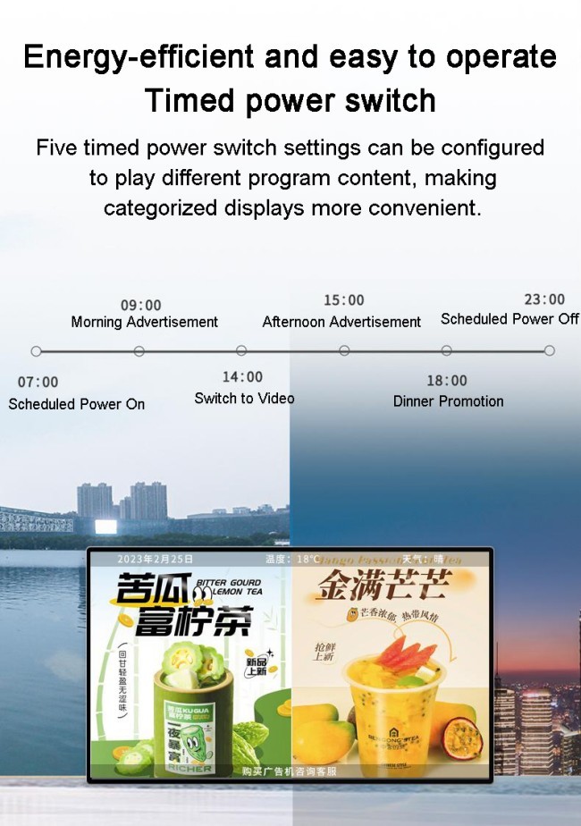 4K Ultra HD Resolution Indoor Wall Mounted Kiosk LCD Signage Equipment with Writing Method Touch Screen
