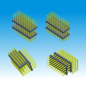 Quality 2.00mm Pin Header Four Row Straight Right Angle wholesale