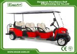 Comfortable Electric 8 Seater Golf Cart For Sightseeing 114MM Grounding