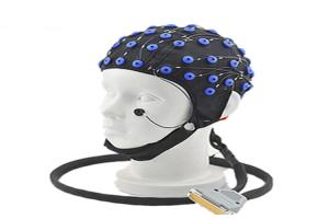 Quality Silver / Silver Chloride Electrode EEG Cap Measuring Sensor 64 channel wholesale