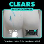 Plastic Free Mint Flushable Wet Wipes 100% Plant Sourced Fibers Toilet Cleaning