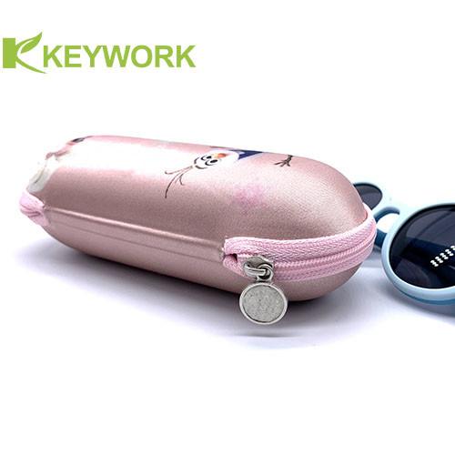Satin Surface Cartoon Large EVA Eyewear Case Kids Sunglasses Protective
