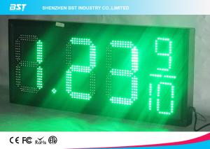Quality 18 Inch Large Led Gas Station Price Display , Gas Price Sign Numbers wholesale