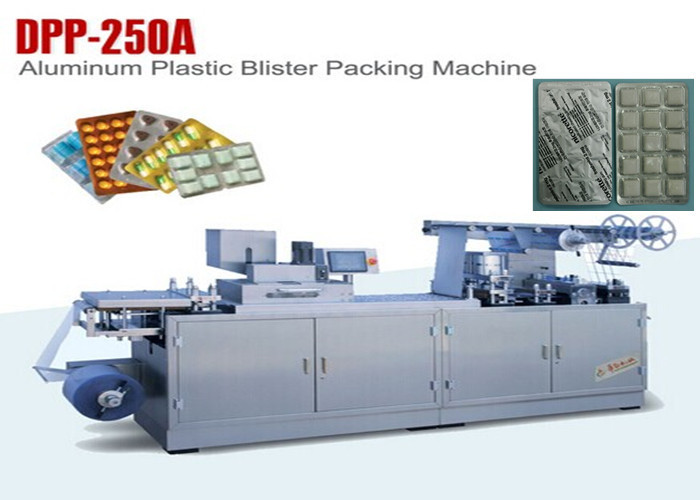 Tablet Package Step Motor Automatic Blister Packing Machine Output 45 Cutting Per Min
