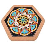 Hexagonal Natural Cork Placemats Heat-proof Pads Antiwear PROP65