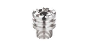 Quality Max.25bar Threaded Brass Inserts Sand Blast / Nickel Plated wholesale