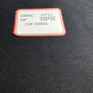 Quality Pure Cotton Fire Proof Fabric 21*21 108*58 fr fabric 3/1 For Chemical Industry wholesale