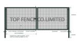 3D wire mesh fence panels