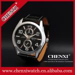 L021C Japan Movement Stainless Steel Watch Vintage Leather Watches for Business