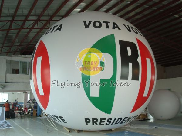 Total digital printed 7m inflatable Giant Advertising helium sphere Balloon for