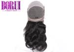 Peruvian Full Lace Human Wigs Pre Plucked Hairline Body Wave Wig In HD Top Lace