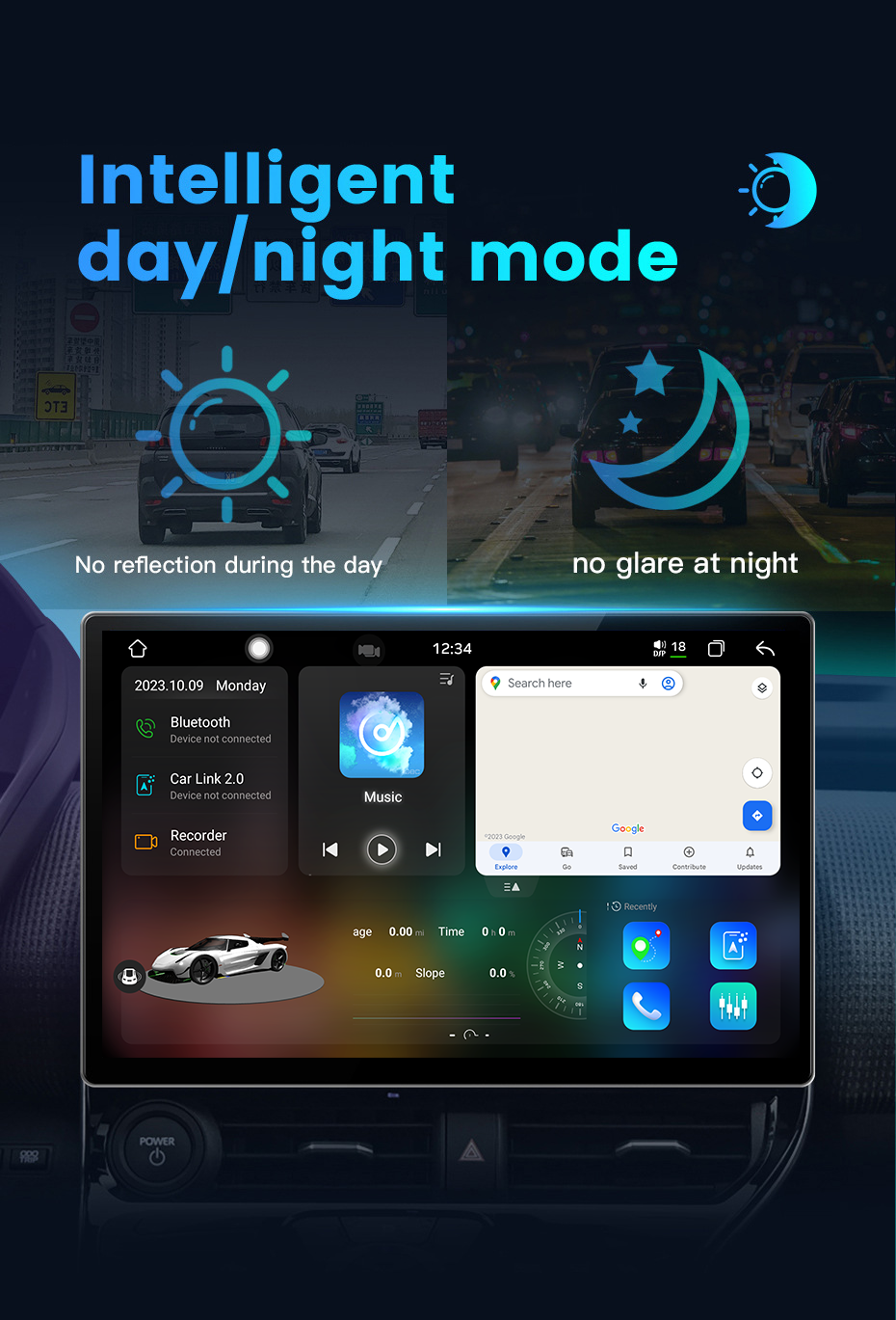 Universal Car Radio Android13 Car Player with 11.5inch QELD Screen and 8 Core TS10 Radio