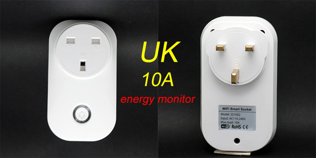 Smart WiFi Power Plug Outlet Socket with 2PCS USB Port App Control Timer Function Compatible with Amazon Alexa Google