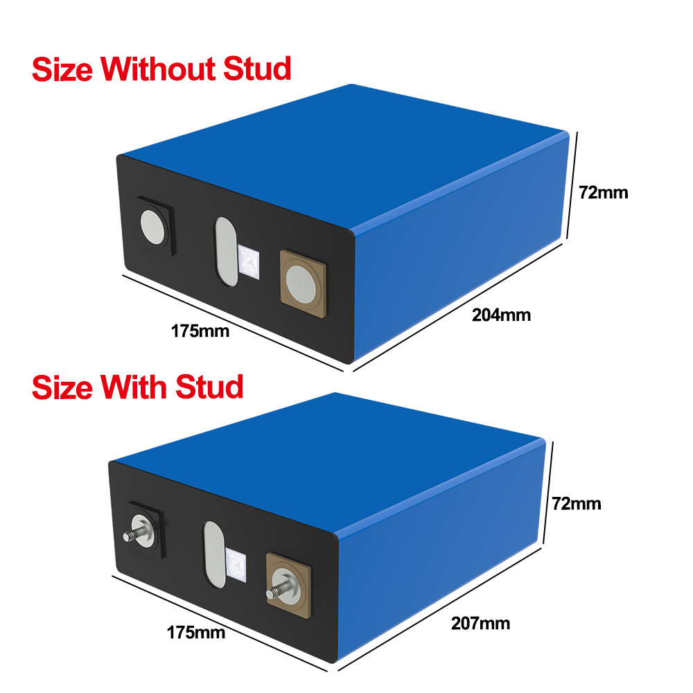 3.2V 300Ah Lifepo4 Battery Cell 4000 Cycle Life Grade A Level Standard