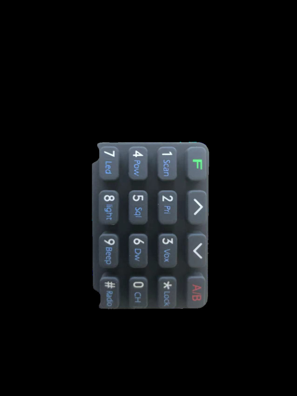 Custom Silicone Rubber Keypad Interpone Keypad Intercom Button