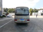 Length 6M Isuzu Aluminum Coaster Minibus Diesel Engine Extral Rear Open Door