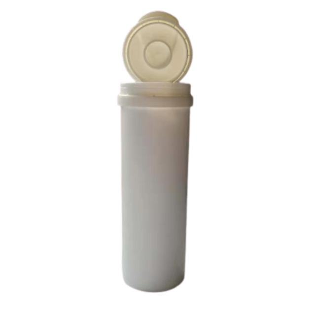 Effervescent Vitamin C Tube Candy Dispenser Bottle with Twist Lock Food Grade PP