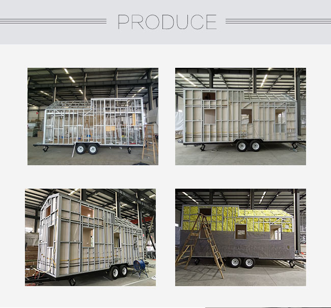 Prefab Luxury Light Gauge Tiny House On Wheels AS Standard Trailer House