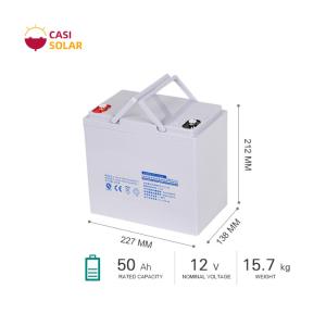 Quality EPS Gel Solar System 50Ah Valve Regulated Sealed Battery wholesale