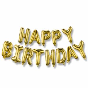 Quality Party Metallic Letter Shaped Balloons For Birthday wholesale
