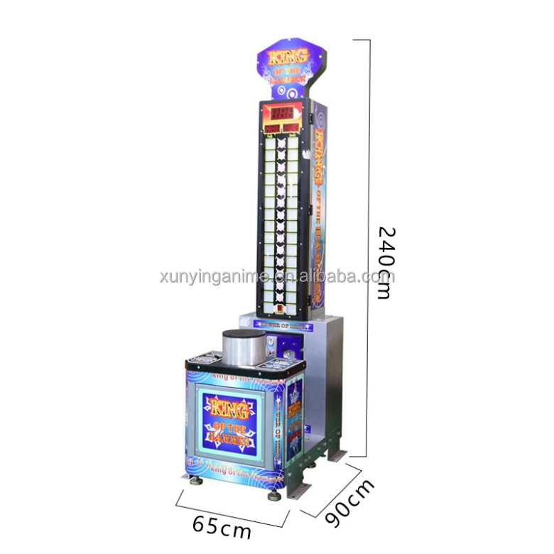 230V King Of Hammer Arcade Machine One Punch Score Display ODM