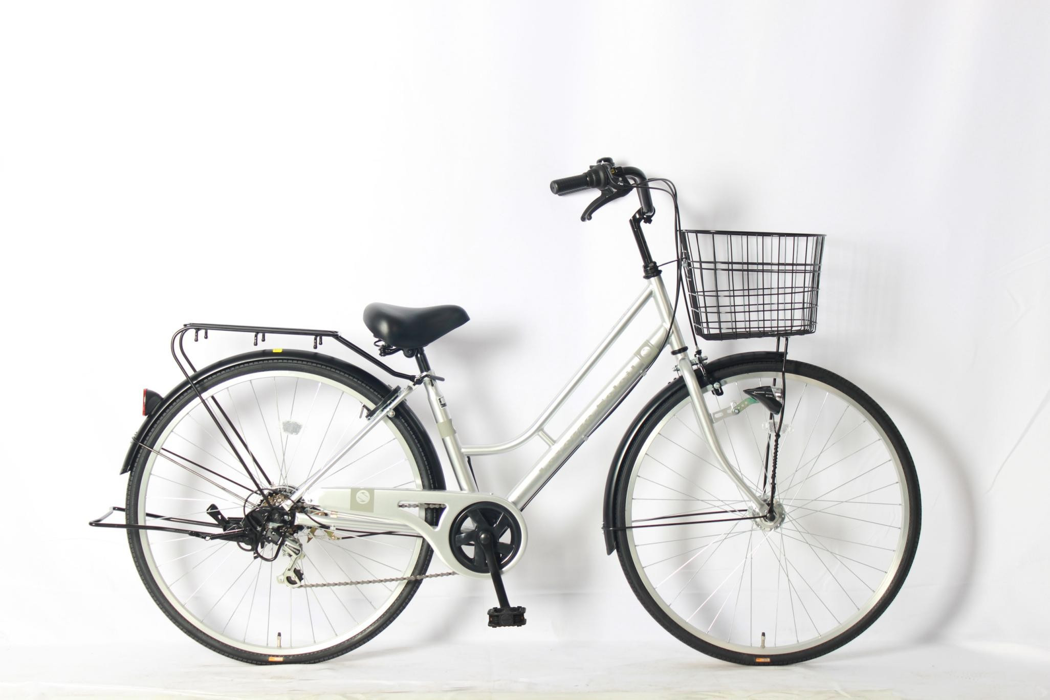 26 Inch 6 Speed Urban City Bicycles Womens Vintage Bike Customized Color