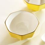 Irregular Ceramic Dinnerware Sets Craftsman Ceramic Serving Bowl Set Yellow