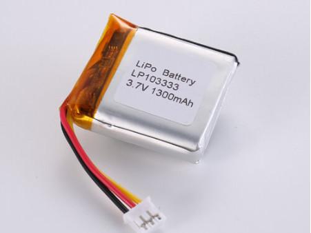 LP103333 3.7V 1300MAH Lithium Polymer Battery Manufacturers with Chemical