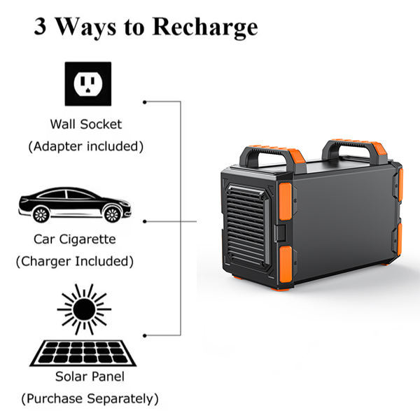 Solar Generator200w 300w 600w 1200w 2500w Outdoor Bank Portable Solar Lifepo4 Portable Power Station