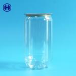 Food Grade Plastic Coke Can Low Barrier Clear Round Plastic Tubs
