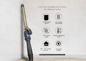 Quality Portable PTC Ceramic LCD Pink Curling Iron Hair Crimper Hair Waver Hair Curler wholesale