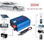Off Grid Solar 300W Vehicle Power Inverters 12V To 220V Modified Sine Wave Car