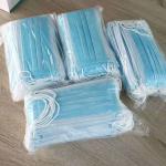 CE FDA Certificated Disposable 3 Ply Face Mask Blue Color Fast Delivery