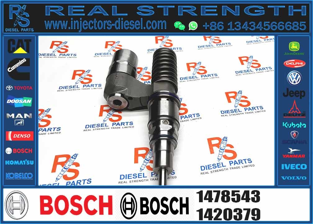 Real Fuel Injector Assembly 1478543 For Scania D12 Series