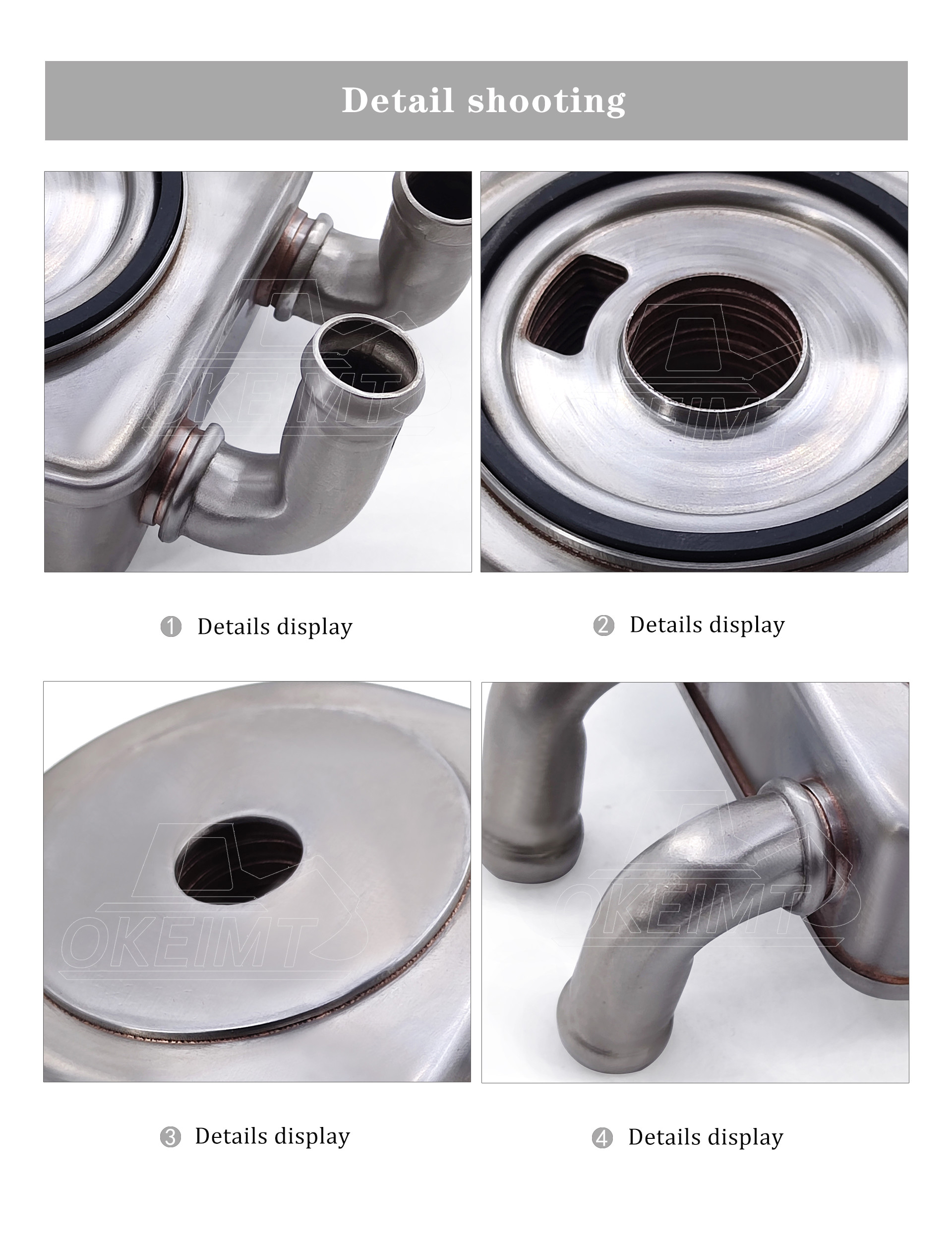 Engine Parts Oil Cooler Stainless Steel Oil Cooler 98480768 For Fiat DuCATEo 2.5 TD &2.8 TD JTD