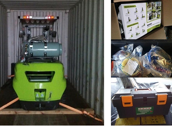 Nissan K25 Engine on Snsc Forklift FL35