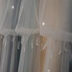 Window White Tulle Upholstery Curtain Fabric Silk Soft Warmful Yarns
