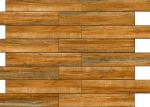 Brown Color Press Edge Wood Grain Porcelain Tile No Visible Defects Surface
