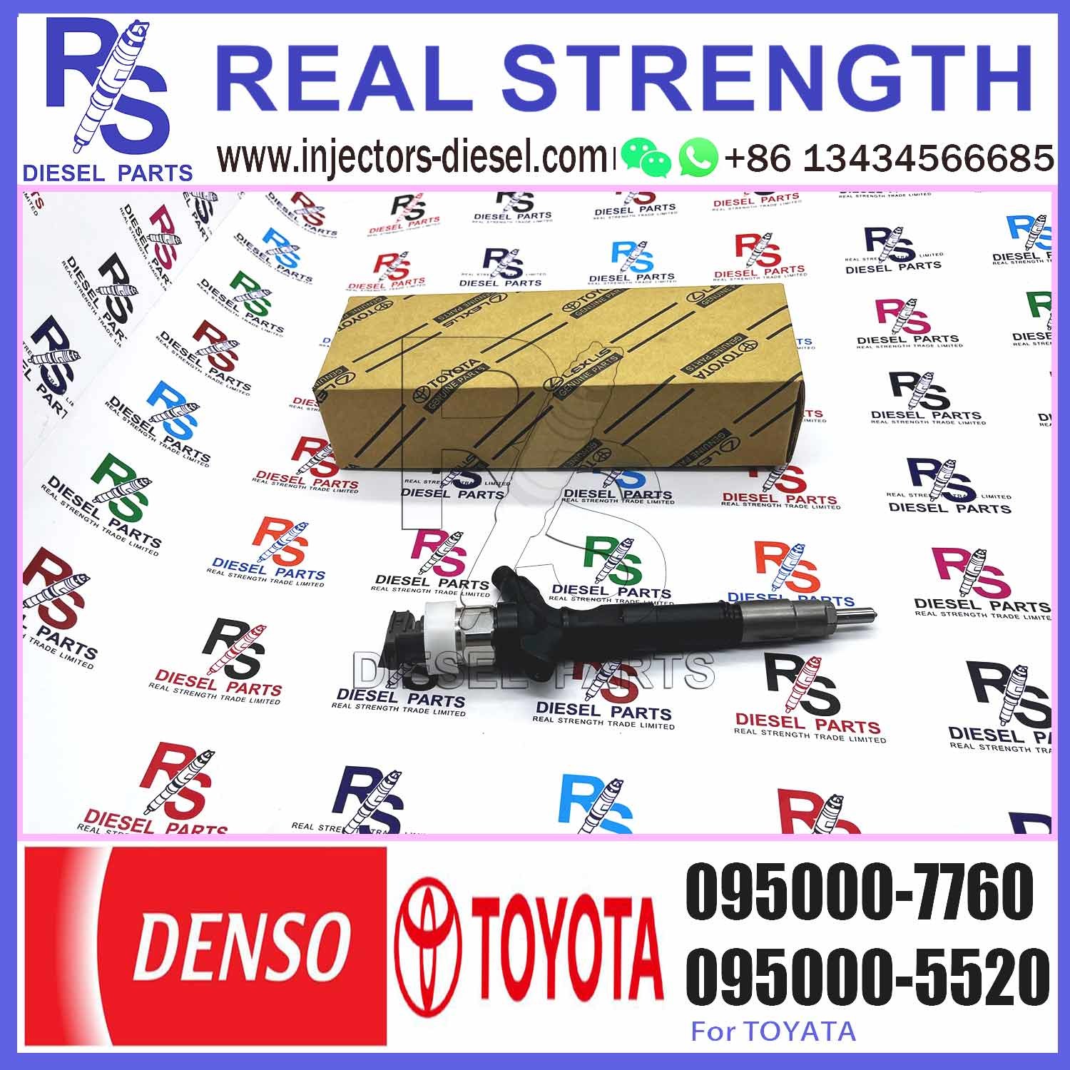 Diesel Engine Auto Parts Common Rail Injector 095000-7760