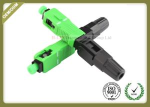 Quality SC Singlemode UPC APC Fast Fiber Optic Connectors For FTTH Network wholesale