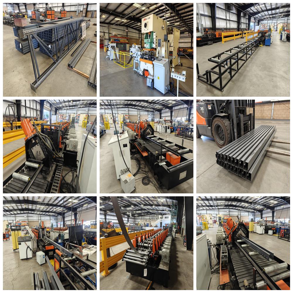 Heavy Duty Cold Rack Roll Forming Machine 380V 3000kg