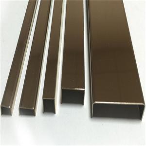 Quality Hairline Finish Stainless Steel Tile Trim 201 304 316 for wall ceiling furniture decoration wholesale