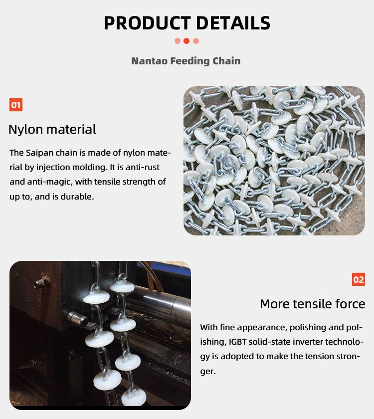 Livestock Farm Automatic Feed Line Carbon Steel Chain Disc