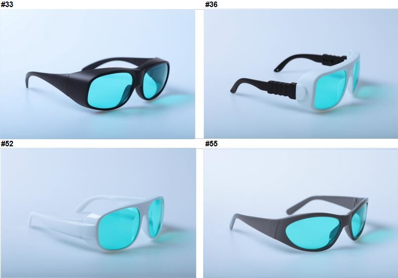 600-700nm Red Laser Protection Glasses , OD4+ Laser Safety Eyewear