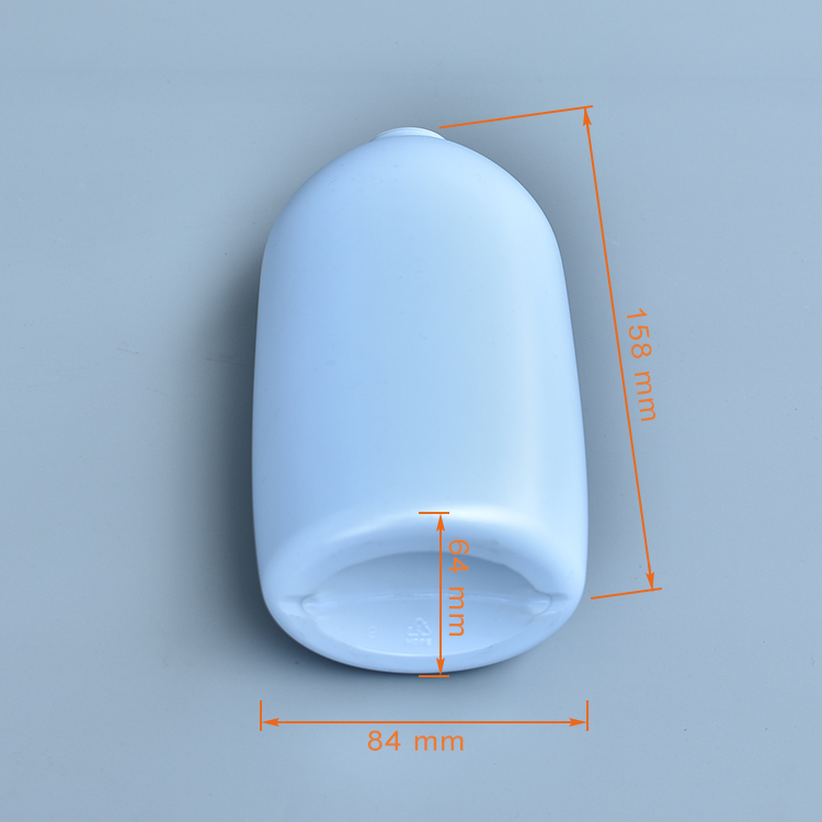 Skincare Lotion Baby Shower Gel 500ml Plastic Pump Bottles Blue HDPE