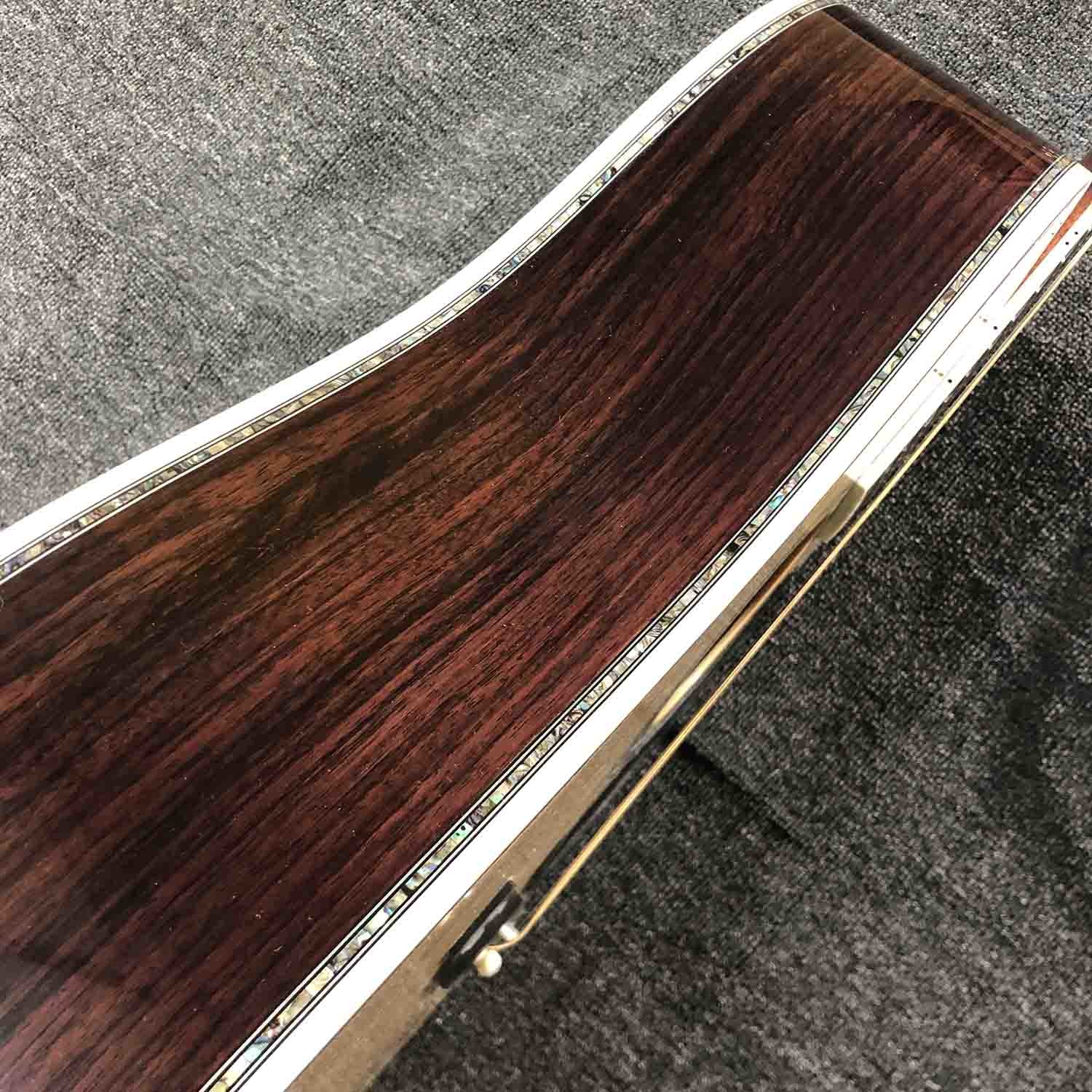 Custom AAAAA Handmade D100AA All Solid Wood Vintage D Dreadnought D100A Acoustic Guitar Deluxe Full Abalone Binding
