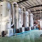 ISO9001 Sliver Stainless Steel Gas Scrubbing Tower