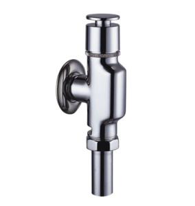 Quality Brass Low Pressure Toilet Flush Valves / 0.05 - 0.9MPA Commode Flusher Chrome Plated wholesale
