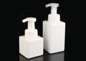 Quality No leakage 500ml Face Wash Pump Bottle , Square Foam Cleanser Bottle wholesale
