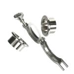 Round Head Code SS304 316L Sanitary Fittings for Sanitary Stainless Steel Pipe